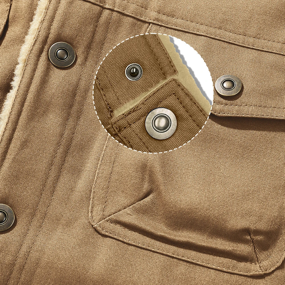 Signature Tunica Men's Faux Shearling Lined Parka Warm Winter Coat