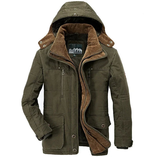 Signature Tunica Men's Winter Parka Thicken Warm Hooded Cargo Jacket